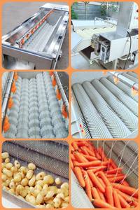 Laveuse à rouleaux à <span class=keywords><strong>brosse</strong></span> en acier inoxydable TEKFOOD 200 kg 300 kg 500 kg 1000 kg pour restaurant, machine à laver les légumes - Product Image 5