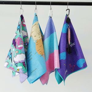 Serviette de sport en microfibre pour la gym, le fitness, le yoga, le golf, les activités de plein air et les voyages, avec logo personnalisé - Product Image 1