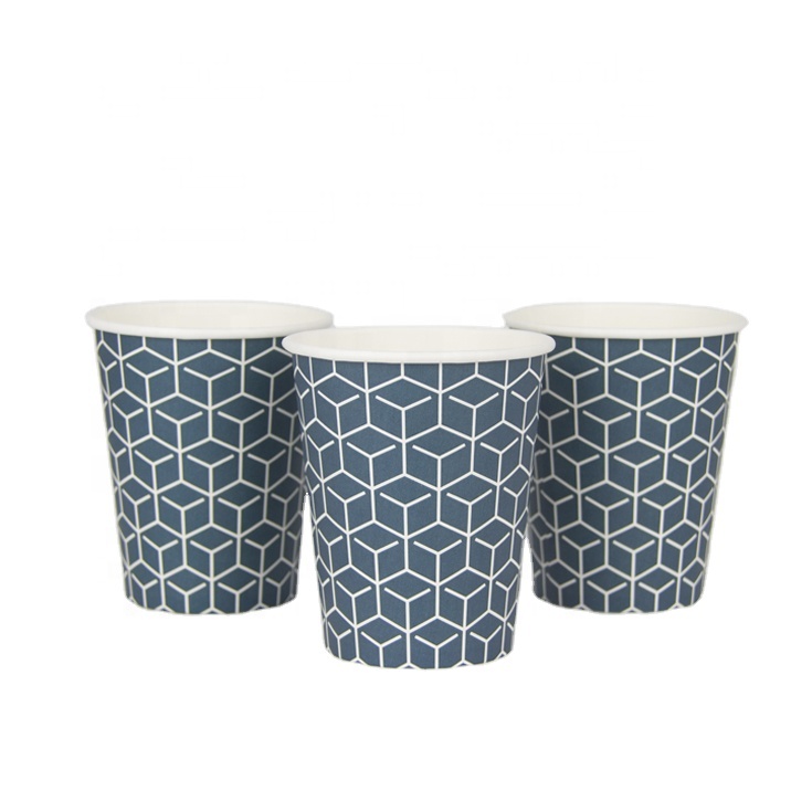 Customized logo Printing Paper Cups_paper Coffee Cup with Printed Packages