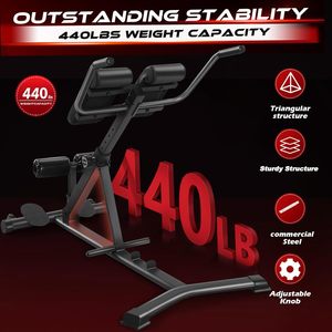 ZYFIT Banc de musculation pour l'extension du dos, banc avec réglage double de l'angle et de la hauteur, banc d'exercice pour le dos pour la salle de sport à domicile - Product Image 3