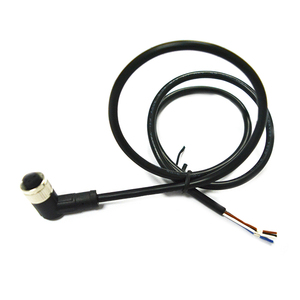 Benutzer definierte wasserdichte Kabel baugruppe IP67 M12 2 <span class=keywords><strong>3</strong></span> 4 5 6 8 12-polige Buchse Kabel leiste Right Angel Plug Geschirmtes Kabel IP67 - Product Image 2
