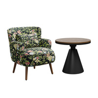 Table d'appoint ronde moderne et durable en acier inoxydable, confortable pour l'extérieur, la salle à manger ou le salon, idéale pour la maison ou l'hôtel.