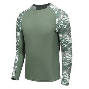 เสื้อตกปลาแขนยาวสำหรับกิจกรรมกลางแจ้ง เสื้อประสิทธิภาพสูง ระบายอากาศได้ดี น้ำหนักเบา แห้งเร็ว เสื้อกีฬา เสื้อตกปลา - Product Image 1