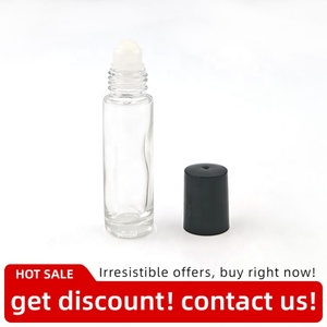 Flaconi Vuoti per Profumo Roll-on 10ml Bottiglia Sottile in Vetro Trasparente per Oli Essenziali - Product Image 2