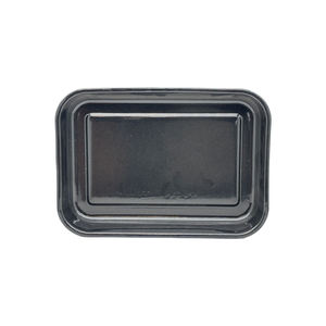 Vente chaude émail noir carré plateau de cuisson en fonte rôtissoire ensemble de cuisson rectangulaire avec poignées plus larges plats et casseroles - Product Image 6