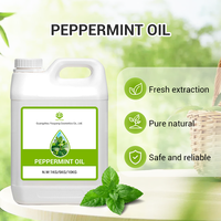Huile essentielle de menthe poivrée biologique en gros, 100% pure, en vrac, en gallon, pour applications raffermissantes et nourrissantes