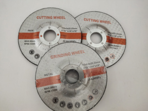 Disco de corte abrasivo <span class=keywords><strong>Pretec</strong></span> de 115 mm (4.5 pulgadas) con doble malla para metal, con etiqueta privada, venta al por mayor. - Product Image 4