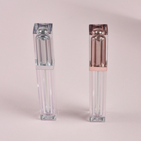 Contenants de gloss à lèvres brillants de haute qualité, tubes avec impression sérigraphique, emballage de gloss à lèvres personnalisé, tubes de gloss à lèvres de 7 ml