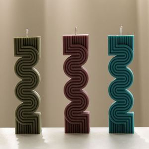 New Luxury 3D Resin Wax Large Pillar Silicone <b>Silicon</b> Body Candle Jar Mould Mold Custom Birthday Cake <b>Tools</b> Making 3D Candles - Product Image 4