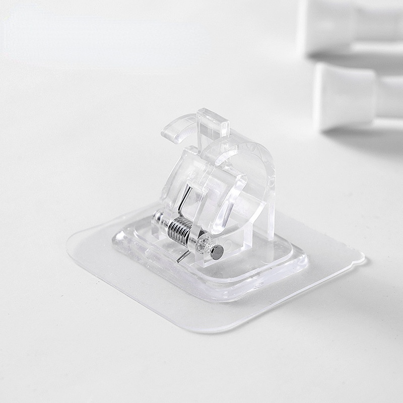 Многофункциональный кухонный ванная комната круглый стержень телескопическая штанга липкий крюк сильный 2 пачки