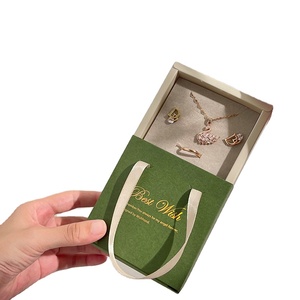 Boîte de rangement pour bijoux, organiseur élégant, étui à bijoux, vitrine de présentation de bijoux - Product Image 1