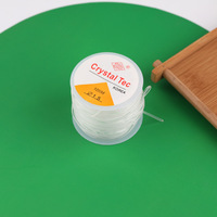 Fil élastique transparent en résine plastique pour la fabrication de bijoux DIY, matériaux de perlage pour bracelets et colliers faits à la main