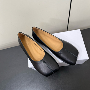 Chaussures plates pour femmes 2026 MM Designer : Ballerines, Mary Jane, Mocassins, Chaussures de marche en cuir véritable - Product Image 2