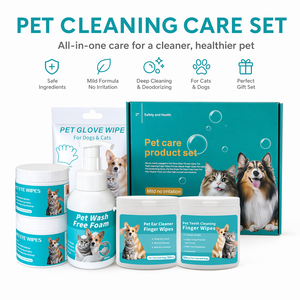 Kit de Cuidado y Limpieza Corporal para Mascotas al por Mayor: Toallitas Seguras y Naturales para Limpieza de Dientes, Oídos y Ojos de Perros, Set de Productos para el Cuidado de Mascotas - Product Image 3