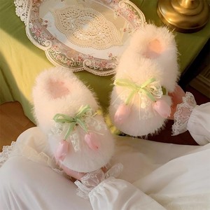 Xixitiao New Arrival Dames Elegante Tulp Indoor Warm Harig Voor <span class=keywords><strong>Slippers</strong></span> Gesloten Teen Eva Zool Zacht Pluche Huis Voor <span class=keywords><strong>Slippers</strong></span> Voor - Product Image 2