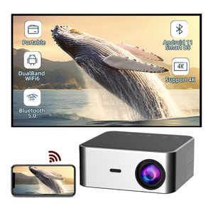 Nhà Máy Mới Nhất Thông Minh <span class=keywords><strong>Android</strong></span> Máy Chiếu Video Kinh Doanh Không Dây 1080P Rạp Chiếu Phim Gia Đình Máy Chiếu Di Động - Product Image 3