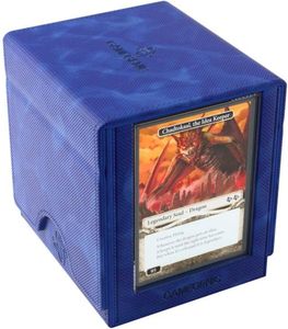 Boîte de rangement verticale pour cartes <span class=keywords><strong>Magic</strong></span> The Gathering <span class=keywords><strong>Commander</strong></span> en cuir PU pour fenêtre avant - Product Image 5