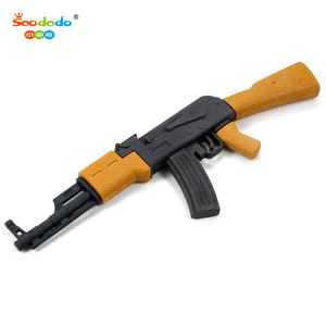 Soododo venta al por mayor promocional borrador logotipo personalizado rompecabezas 3D Jumbo pistola en forma <span class=keywords><strong>de</strong></span> lápiz borrador - Product Image 3