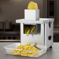 Máquina Multifuncional Motorizada para Cortar Verduras en Cubos, Rebanar y Cortar Patatas y Zanahorias