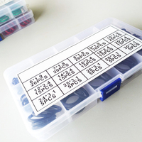 Kit de réparation d'anneaux toriques en plastique portable sur mesure pour usine, avec joints d'étanchéité en caoutchouc de plusieurs tailles et codes couleur, accessoire de réparation