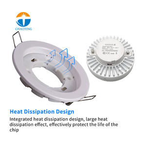 Prix compétitif Plafond <span class=keywords><strong>GX53</strong></span> Support de lampes Spot Down Light Fitting LED <span class=keywords><strong>GX53</strong></span> Projecteurs Boîtier d'éclairage Downlight Base Fixation - Product Image 5