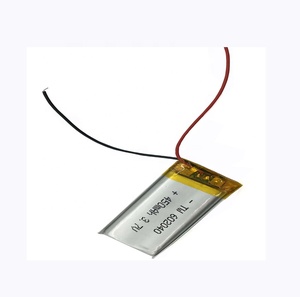 450mah 602040 <span class=keywords><strong>3</strong></span>.7v yüksek kapasiteli boyutu şarj edilebilir küçük lityum polimer iyon pil hücresi paketi - Product Image 2
