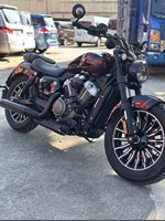 Benda Huishi 250 250cc Bobber Cruiser V-Twin Refroidissement Liquide CVT Automatique ABS+TCS 19kW Puissance Smart Connect Vitesse Maximale >80km/h