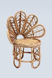 Silla Infantil de Ratán, Linda y Económica, Hecha a Mano en India, con Diseño de Flores - Product Image 3