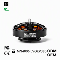 Moteur brushless T-MOTOR MN4006 EVO KV380 en métal haute efficacité pour UAV, poussée de 2,5 kg, 6S, pour multirotor VTOL