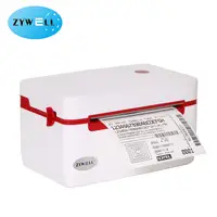 ZYWELL ZY909 rosso nero grigio blu nuova stampante termica USB stampante per etichette da 4 pollici