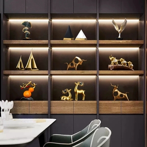 Le <span class=keywords><strong>silence</strong></span> est or rétro scandinave fait à la main Sculpture ornements écologique abstrait artisanat résine décor de noël pour le bureau - Product Image 3