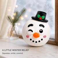 Produit phare : Squishy chien Kawaii à visage changeant, en TPR à récupération lente, jouet sensoriel anti-stress à presser, cadeau de Noël, boîte mystère douce