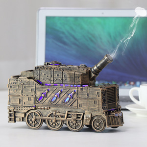 Diffuseur d'arômes ultrasonique Jcsy Bronze 0,5 L avec lumière bleue et deux modes pour la maison et le bureau - Product Image 3