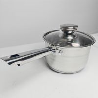 Ensemble de Batterie de Cuisine en Acier Inoxydable Anti-Rouille Antiadhésif de 12 Pièces, Incluant Poêle et Casserole, pour Usage Professionnel en Cuisine