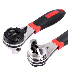 Juego de Llaves de Trinquete Ajustables de 8 Pulgadas para Tornillos de 6-22 mm, Juego de Llaves de Trinquete Ajustables Portátiles con Mango Antideslizante - Product Image 5