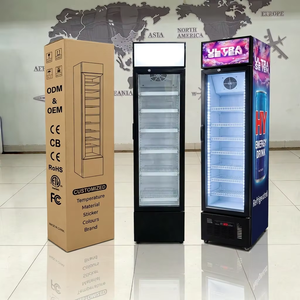 Réfrigérateur commercial pour supermarché avec porte vitrée mince, équipement <span class=keywords><strong>de</strong></span> réfrigération pour l'affichage du chocolat - Product Image 1