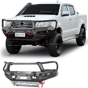 Parachoques delantero y parachoques trasero de acero todoterreno 4x4 de alta calidad para Toyota HILUX <span class=keywords><strong>VIGO</strong></span> N70 SR5 2012-2014 - Product Image 2