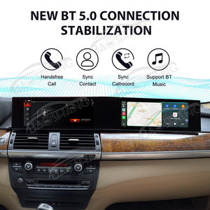 BaoShang 24,6 pulgadas Android 13 Carplay para BMW X5/X6 E70/E71 CIC 2007-2013 reproductor Multimedia de DVD para coche navegación Auto <span class=keywords><strong>Radio</strong></span> - Product Image 4