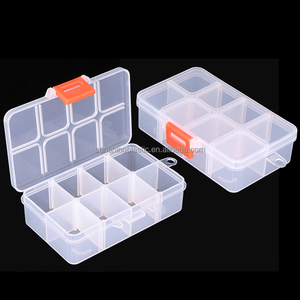 Boîtes en plastique multi-compartiments SUNSHING avec séparateurs, conteneur pour composants de jeux, organisateur de pièces, boîte à dés, boîte de rangement pour matériel de pêche - Product Image 3