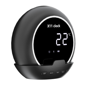 Xu Hướng 2024 Mới Điện Tử Tiện Ích <span class=keywords><strong>Mini</strong></span> Đảng Loa Âm Thanh Thanh Với Người Giữ Điện Thoại Đồng Hồ Báo Thức Bass Loa Siêu Trầm Loa Di Động - Product Image 3