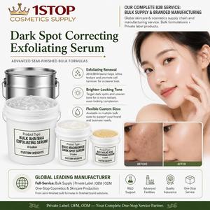 Suero Facial y Corporal con Vitamina C, Arbutina, <span class=keywords><strong>AHA</strong></span>, <span class=keywords><strong>HA</strong></span> y VC, Exfoliante, Suavizante e Iluminador, con Ácido Hialurónico Profesional - Product Image 2