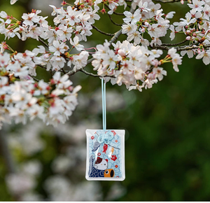 Mignon japonais Omamori amulette bonne chance suspendu Sachet porte-bonheur amulette breloques bénédiction sac pendentif pour étude santé chance bénédictions - Product Image 5