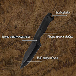 Cuchillo Multifuncional BK18-DIY OEM Personalizado de Acero de Damasco con Funda Kydex, Mango de Madera, Clip para Cinturón, Portátil, para Camping, 1 Año de Garantía - Product Image 2