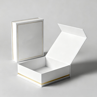 Boîte cadeau magnétique de luxe personnalisée, emballage en papier, boîte en carton avec logo personnalisé, sèche-cheveux, écouteurs, boîte cadeau magnétique