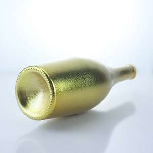 Bouteille <span class=keywords><strong>de</strong></span> spiritueux personnalisée <span class=keywords><strong>de</strong></span> luxe 750 ml à col long en verre avec bouchon en liège, placage or <span class=keywords><strong>haut</strong></span> <span class=keywords><strong>de</strong></span> <span class=keywords><strong>gamme</strong></span> pour brandy, tequila, vodka, <span class=keywords><strong>gin</strong></span> - Product Image 5