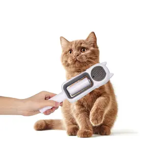 Multi-function Pet Grooming Comb Hair De-shedding Tool Pet Daily Message Brush trending pet products of 2024