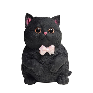 Juguetes de Gato Squishy de TPR de Alta Calidad al por Mayor, Lindos Juguetes de Gato Negro para Apretar, Juguete Antiestrés para Aliviar la Ansiedad - Product Image 1