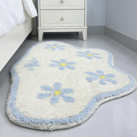 Tapis de bain personnalisés, faits à la machine, tuftés, écologiques, adaptés aux animaux domestiques, avec logo imprimé pour la décoration de dortoir, tapis de sol intérieur