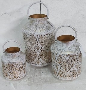 Home Decorative Pillar <b>Tall</b> Gold Wedding <b>Table</b> Centerpieces European style outdoor glass floor metal lantern garden decoration - Product Image 3