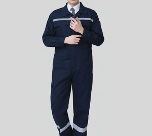 Vêtements de travail résistants à l'usure, bandes réfléchissantes, manches longues, combinaisons de travail monopièces, vêtements de protection pour soudeurs, machines à acier - Product Image 4